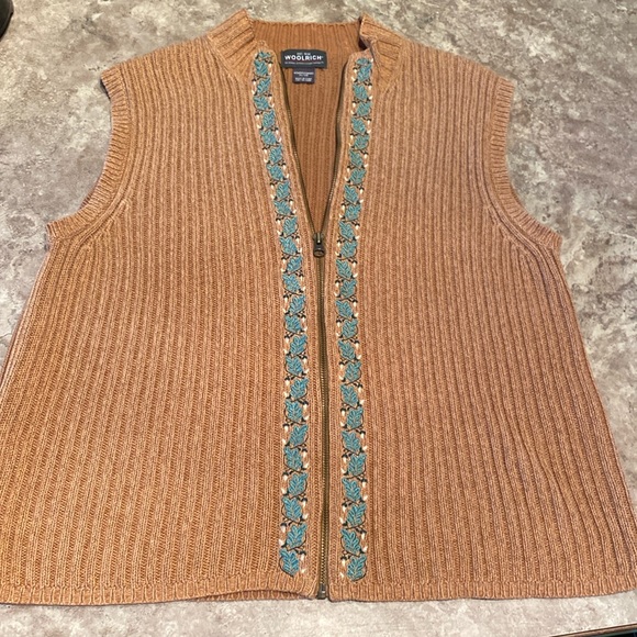 Vintage Woolrich knitted vest, XL - Picture 2 of 7